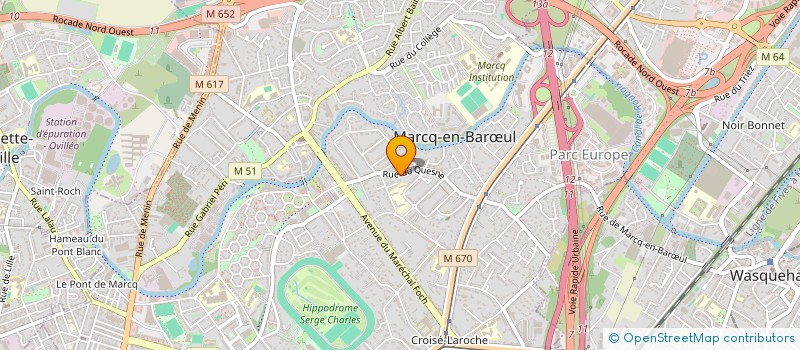 localisation de l'entreprise SCI BARTIER  MARCQ-EN-BARUL