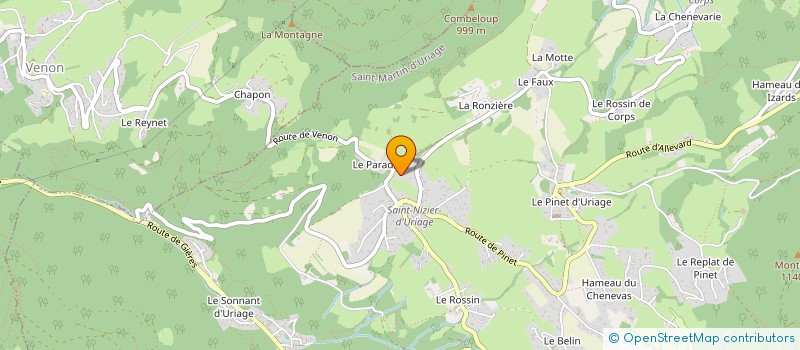 localisation de l'entreprise SCI BARTILLER  SAINT-MARTIN-D'URIAGE