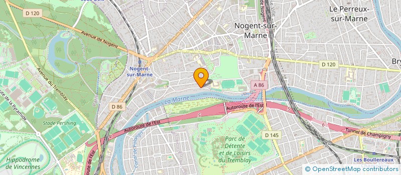 localisation de l'entreprise SCI BARTOK à NOGENT-SUR-MARNE