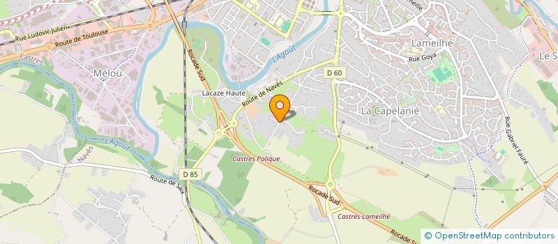 localisation de l'entreprise SCI BARTOUS  CASTRES