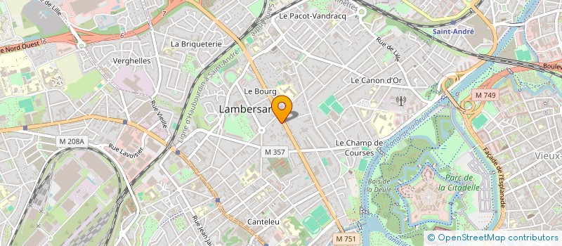 localisation de l'entreprise SCI BARTUS à LAMBERSART