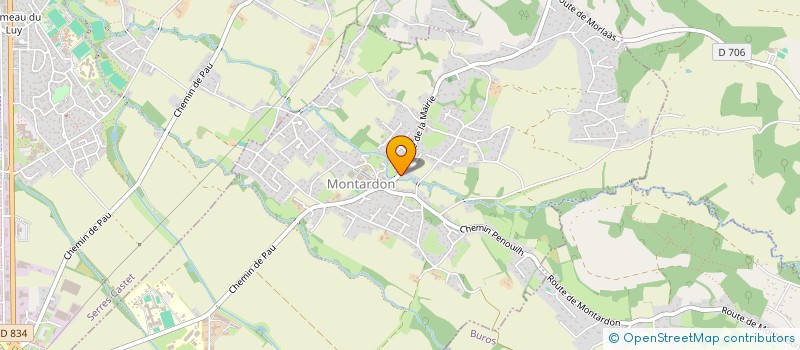 localisation de l'entreprise SCI BARUEL SAINT JEAN DE LUZ  MONTARDON