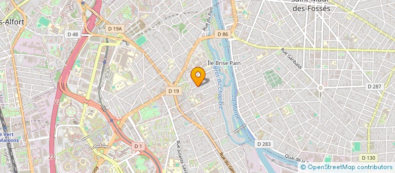 localisation de l'entreprise SCI BARVAL à CRETEIL