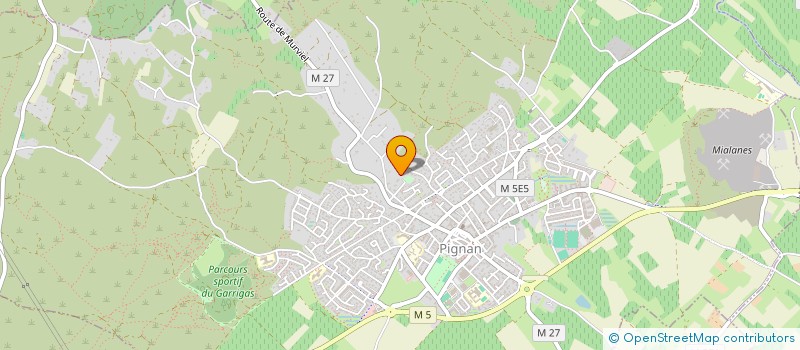 localisation de l'entreprise SCI BARWIK  PIGNAN
