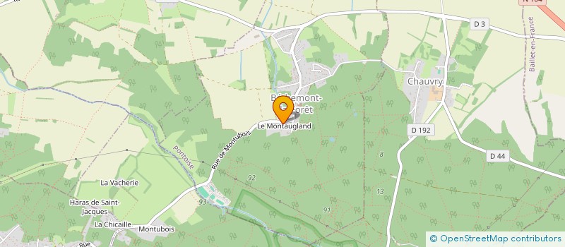 localisation de l'entreprise SCI BARZOI  BETHEMONT-LA-FORET