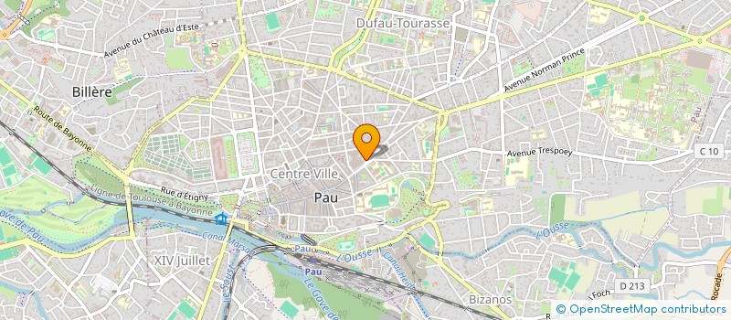 localisation de l'entreprise SCI BARZU à PAU