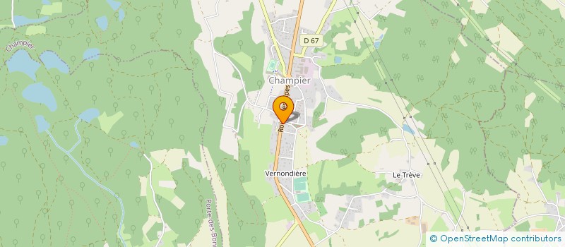 localisation de l'entreprise SCI BAS BEL  CHAMPIER