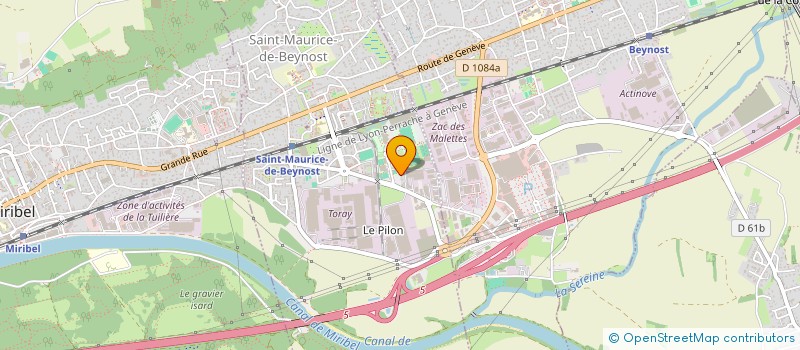 localisation de l'entreprise SCI BASBEY  SAINT-MAURICE-DE-BEYNOST