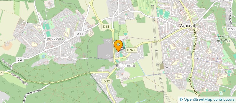 localisation de l'entreprise SCI BASCHUNG  CERGY