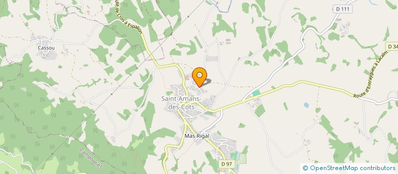 localisation de l'entreprise SCI BASCLE  SAINT-AMANS-DES-COTS