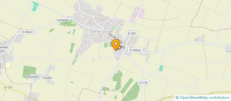 localisation de l'entreprise SCI BASCO  SAINTE-SOULLE