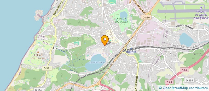 localisation de l'entreprise SCI BASCOLORRAINE à BIARRITZ