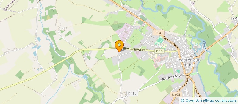 localisation de l'entreprise SCI BASCOU à CHATILLON-SUR-INDRE