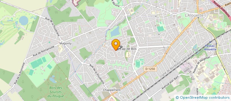 localisation de l'entreprise SCI BASDEL  PESSAC