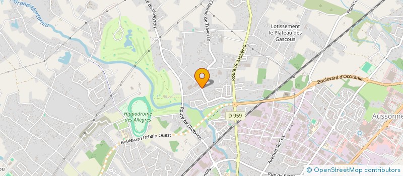 localisation de l'entreprise SCI BASE  MONTAUBAN