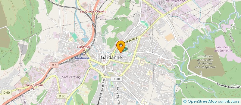 localisation de l'entreprise SCI BASE à GARDANNE