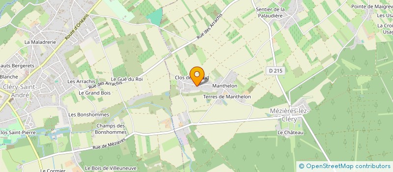 localisation de l'entreprise SCI BASE à MEZIERES-LEZ-CLERY