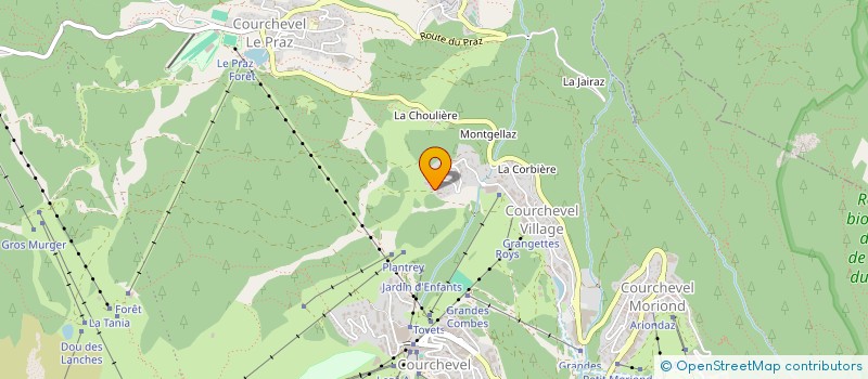 localisation de l'entreprise SCI BASEM à COURCHEVEL