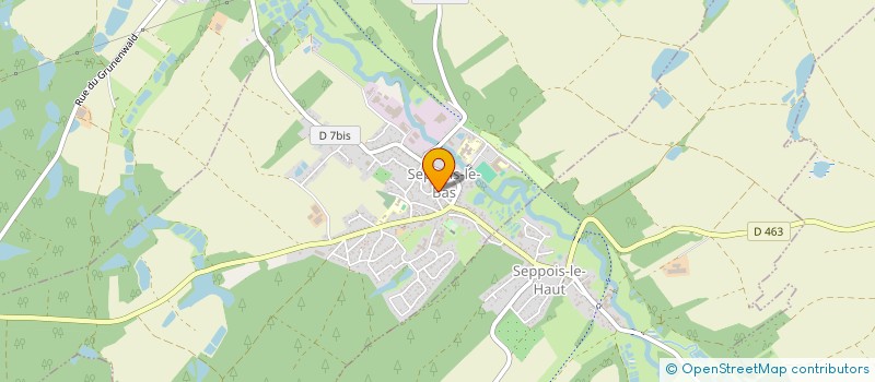 localisation de l'entreprise SCI BASENJI  SEPPOIS-LE-BAS