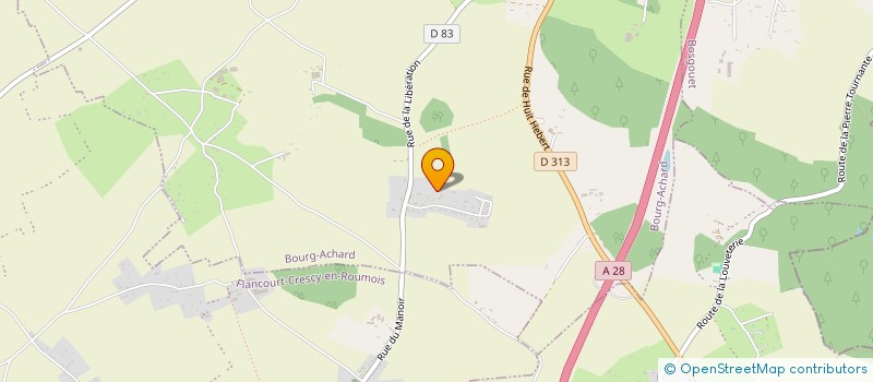 localisation de l'entreprise SCI BASI  BOURG-ACHARD