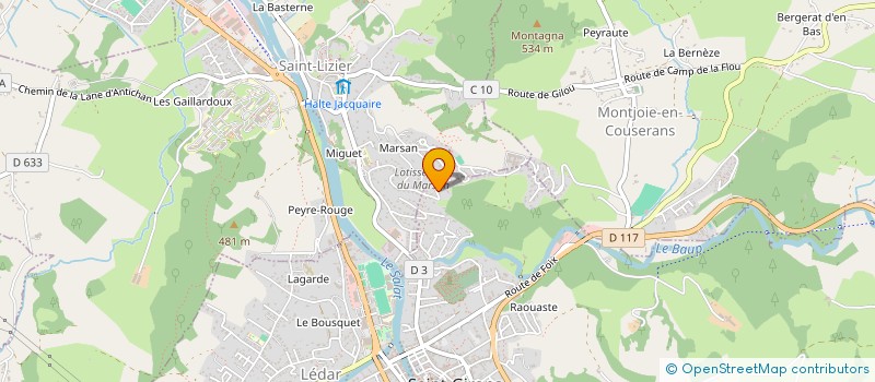 localisation de l'entreprise SCI BASIC à SAINT-GIRONS