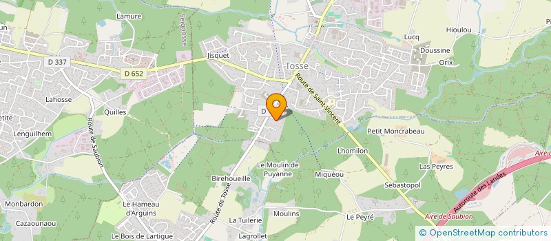 localisation de l'entreprise SCI BASILE  TOSSE