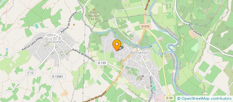 localisation de l'entreprise SCI BASILE  BOISSERON