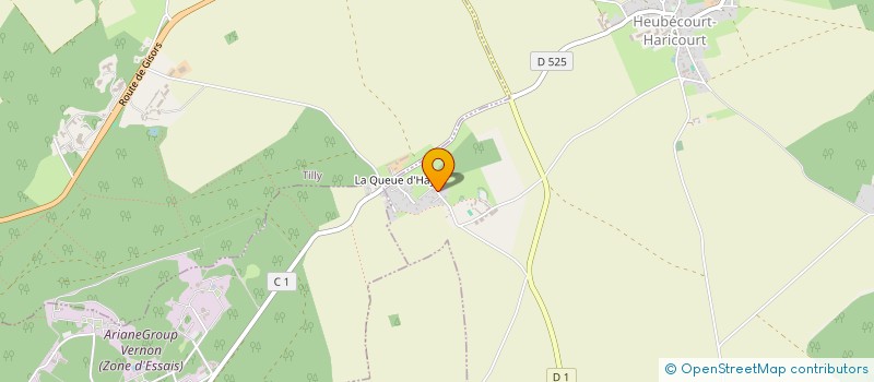 localisation de l'entreprise SCI BASILE CLET à HEUBECOURT-HARICOURT