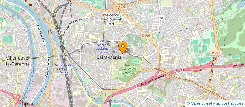 localisation de l'entreprise SCI BASILIQUE à SAINT-DENIS