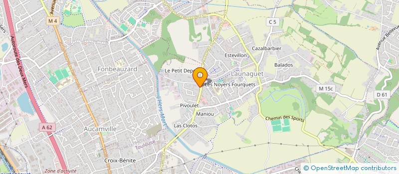 localisation de l'entreprise SCI BASKA à AUCAMVILLE