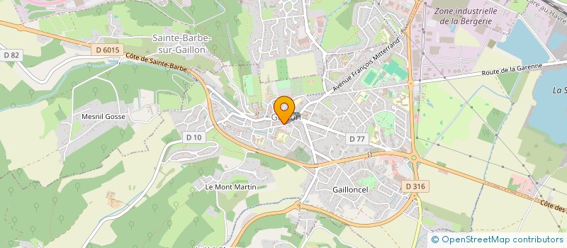 localisation de l'entreprise SCI BASKH  GAILLON