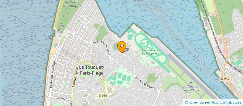 localisation de l'entreprise SCI BASLY à LE TOUQUET PARIS PLAGE