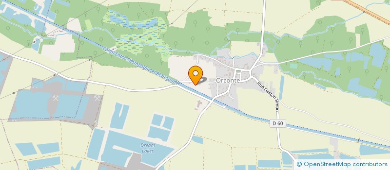 localisation de l'entreprise SCI BASM  ORCONTE
