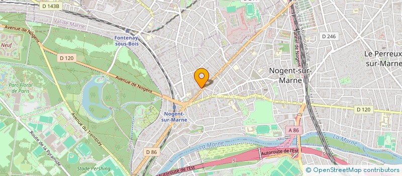 localisation de l'entreprise SCI BASMALA  NOGENT-SUR-MARNE