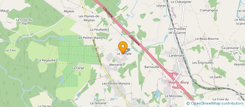 localisation de l'entreprise SCI BASMENT  VICQ-SUR-BREUILH