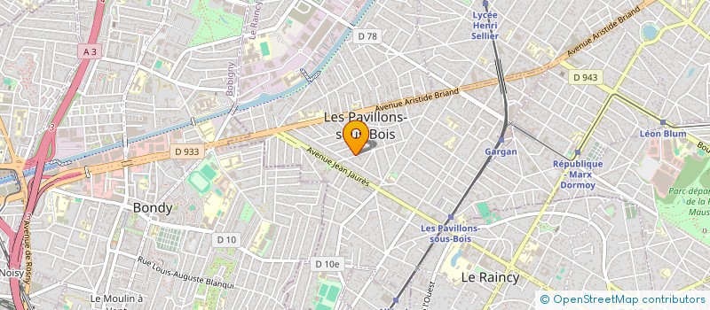 localisation de l'entreprise SCI BASOCHE à LES PAVILLONS-SOUS-BOIS