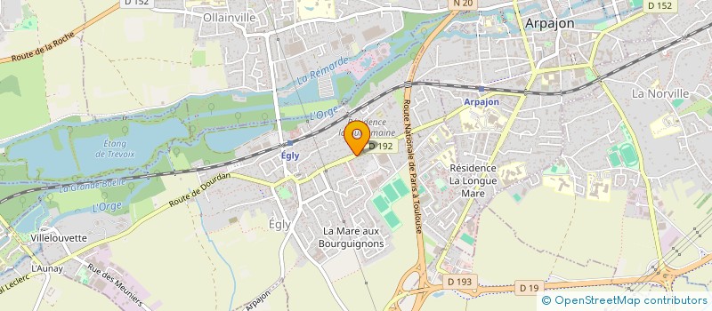 localisation de l'entreprise SCI BASQUE  EGLY