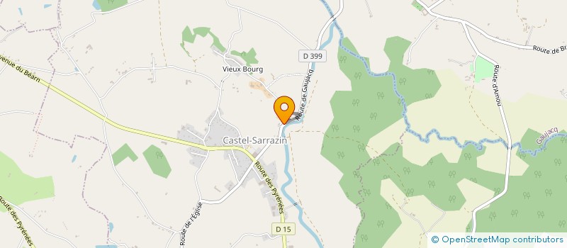 localisation de l'entreprise SCI BASQUE  CASTEL-SARRAZIN