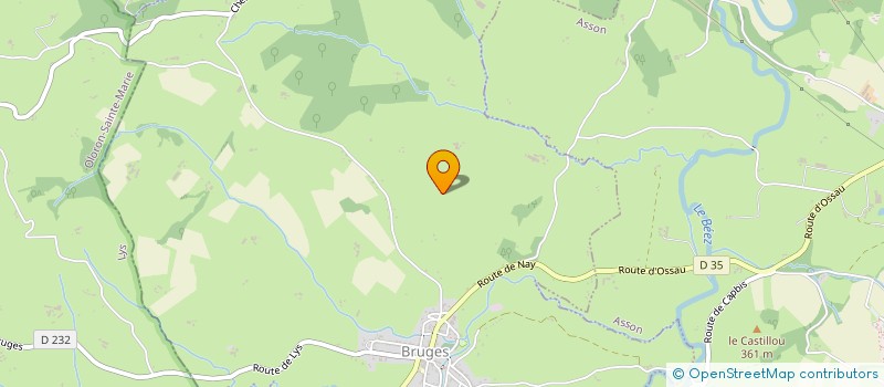 localisation de l'entreprise SCI BASQUE BEARN IMMO  BRUGES-CAPBIS-MIFAGET