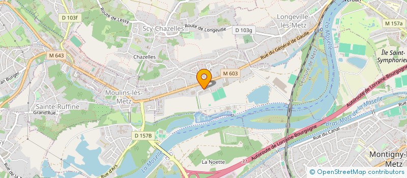 localisation de l'entreprise SCI BASSANDRA  SCY-CHAZELLES