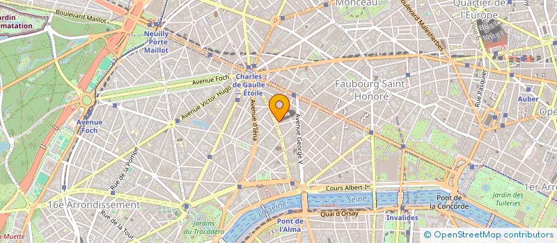 localisation de l'entreprise SCI BASSANO AGJ  PARIS