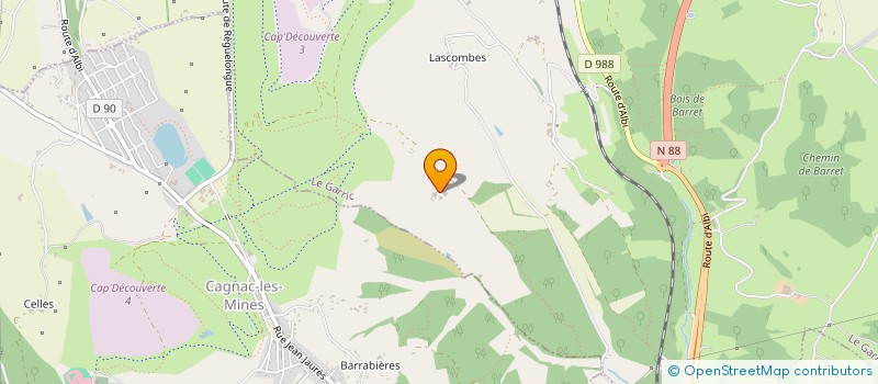 localisation de l'entreprise SCI BASSE BORIE  LE GARRIC