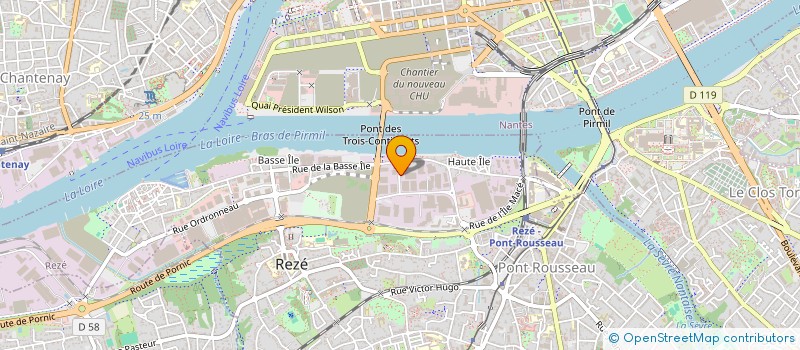 localisation de l'entreprise SCI BASSE ILE-BRECHES  REZE