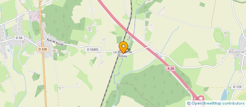 localisation de l'entreprise SCI BASSE PERRIERE  ROUESSE FONTAINE