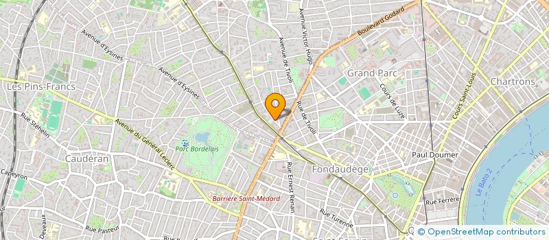 localisation de l'entreprise SCI BASSE VILLE TROUVE  LE BOUSCAT