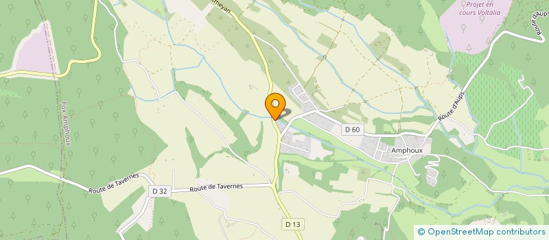 localisation de l'entreprise SCI BASSEGAT LE PETIT NANS à FOX-AMPHOUX