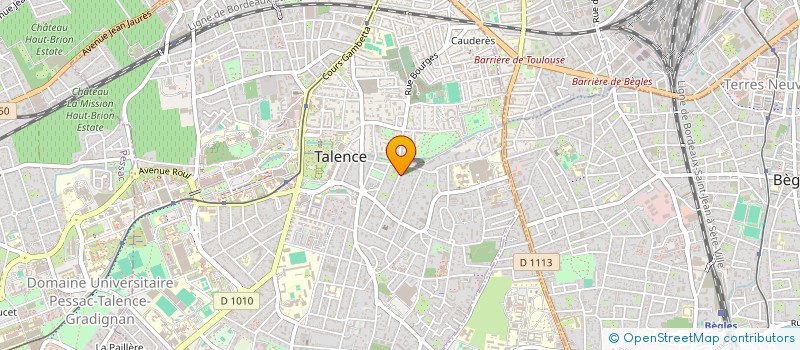 localisation de l'entreprise SCI BASSENS LOCATION  TALENCE