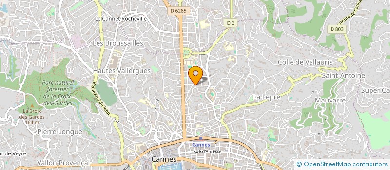 localisation de l'entreprise SCI BASSET CHABRIER à CANNES