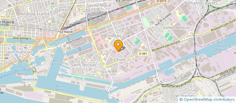 localisation de l'entreprise SCI BASSI à LE HAVRE