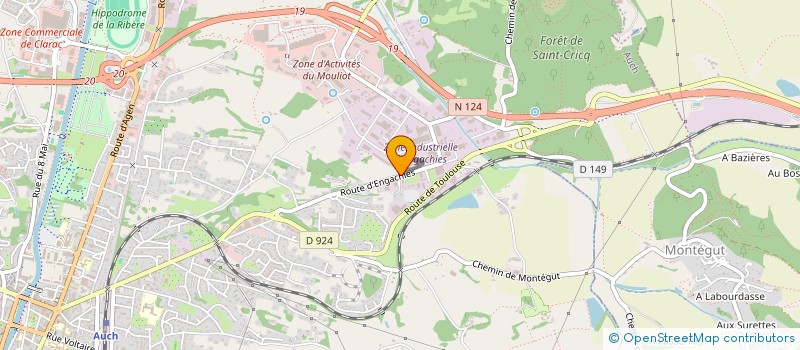 localisation de l'entreprise SCI BASSIA à AUCH